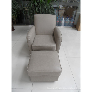 Echtes Leder Chaise Leder Sofa Elektrisch Verstellbares Sofa (460)